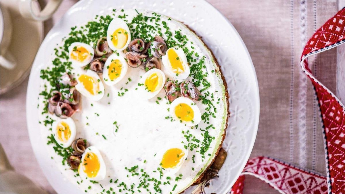 Šventinis šprotų pyragas