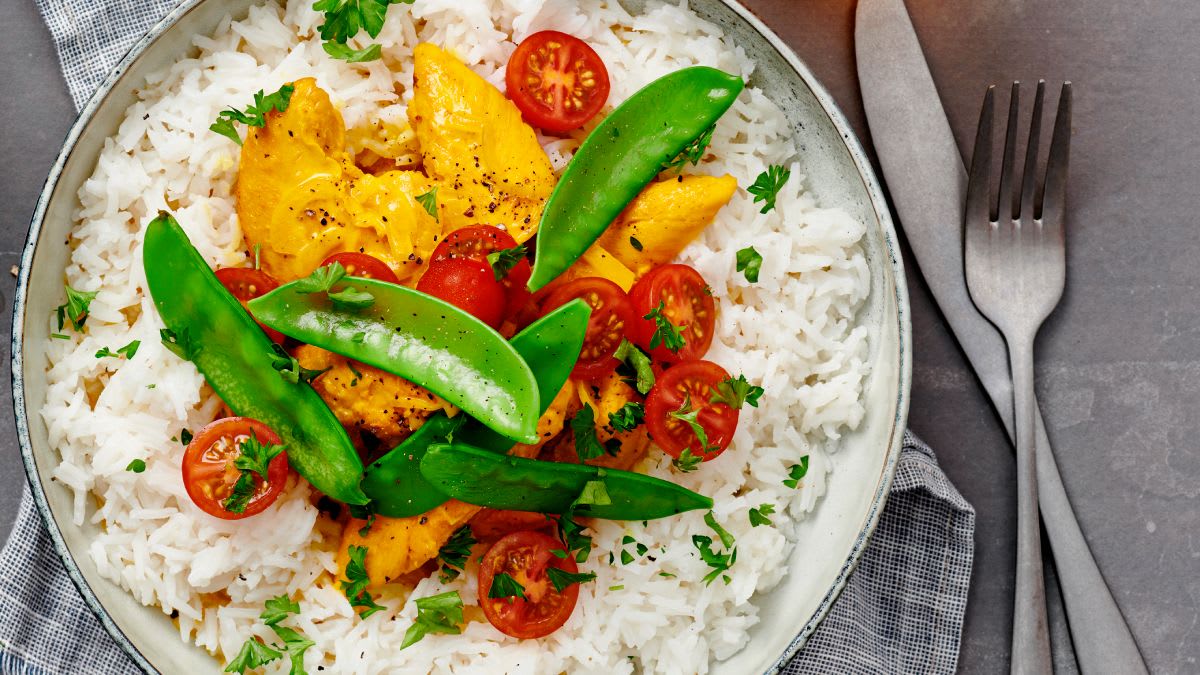 Kanahautis safrani ja suhkruhernestega