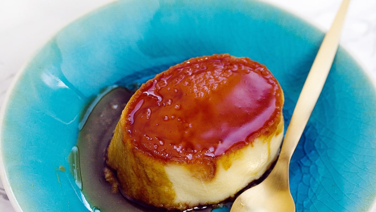 Flan de queso