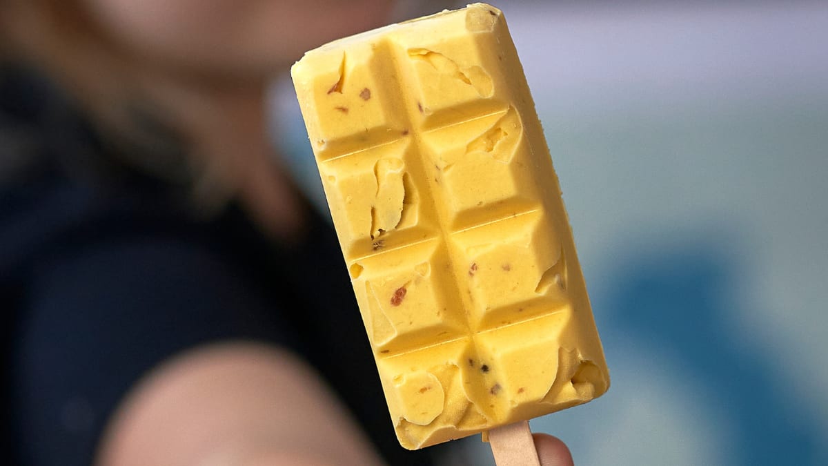 Bezcukura mango saldējums