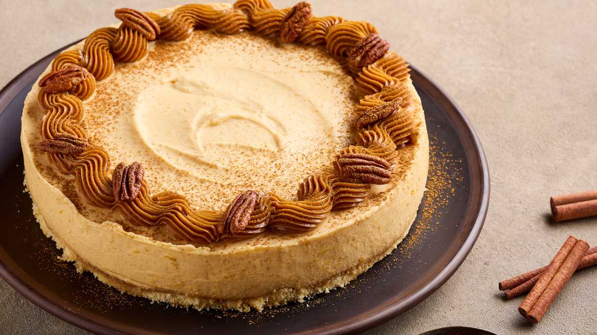 Ķirbju siera kūka bez cepšanas