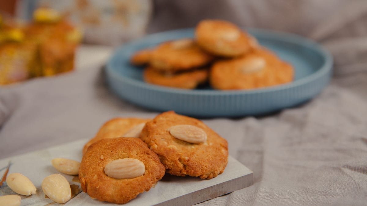 Kvinojas miltu un mandeļu cepumi