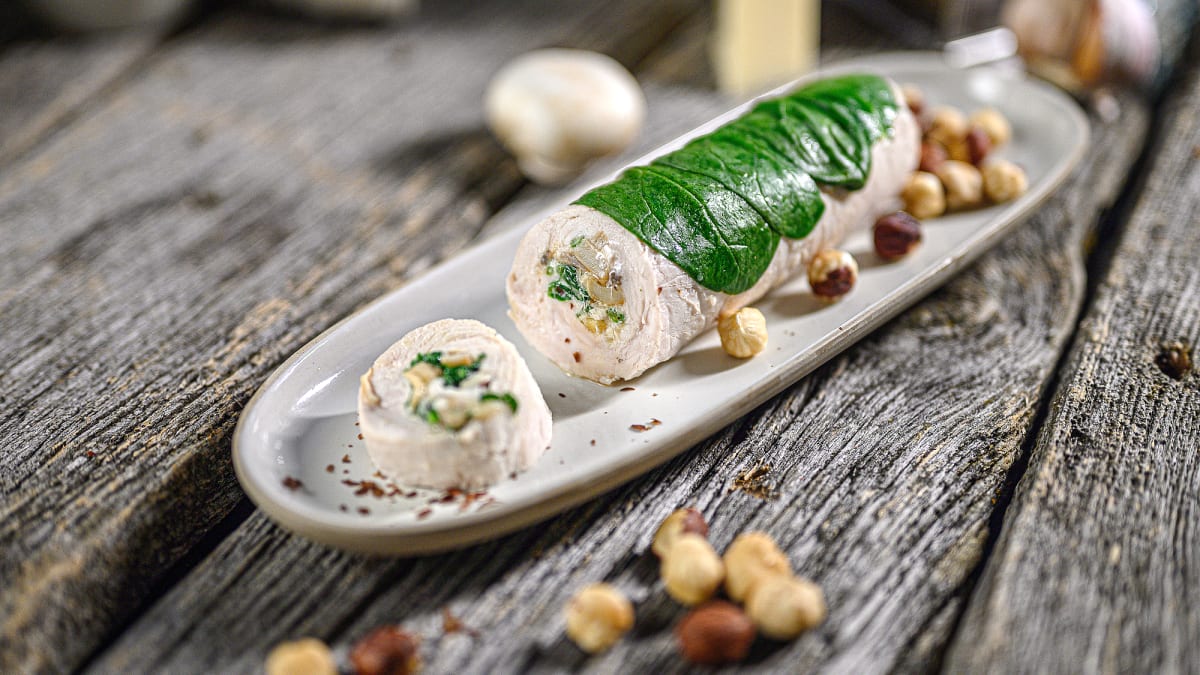 Vistas un spinātu balotīne