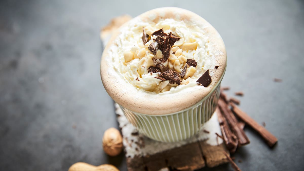 Saldā zemesriekstu Mocha