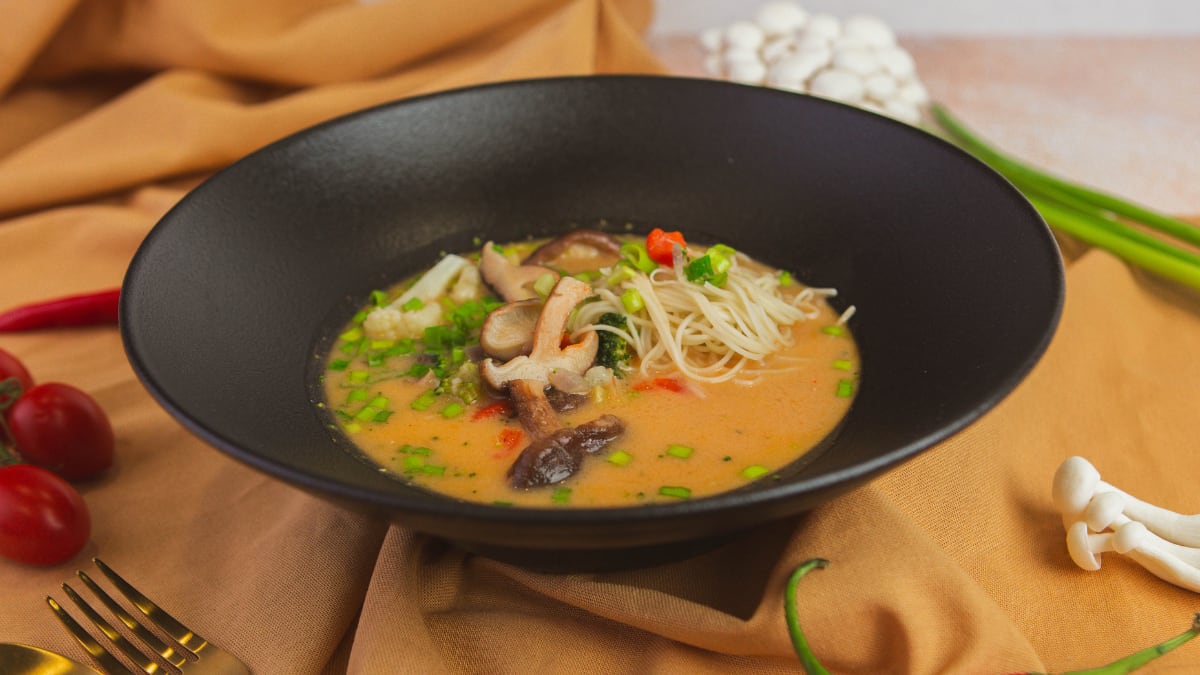 Vegānais dārzeņu ramen