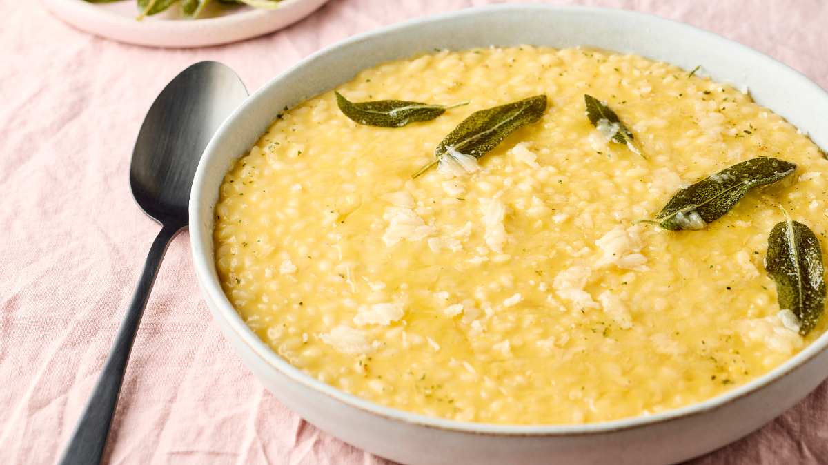 Ķirbju risoto