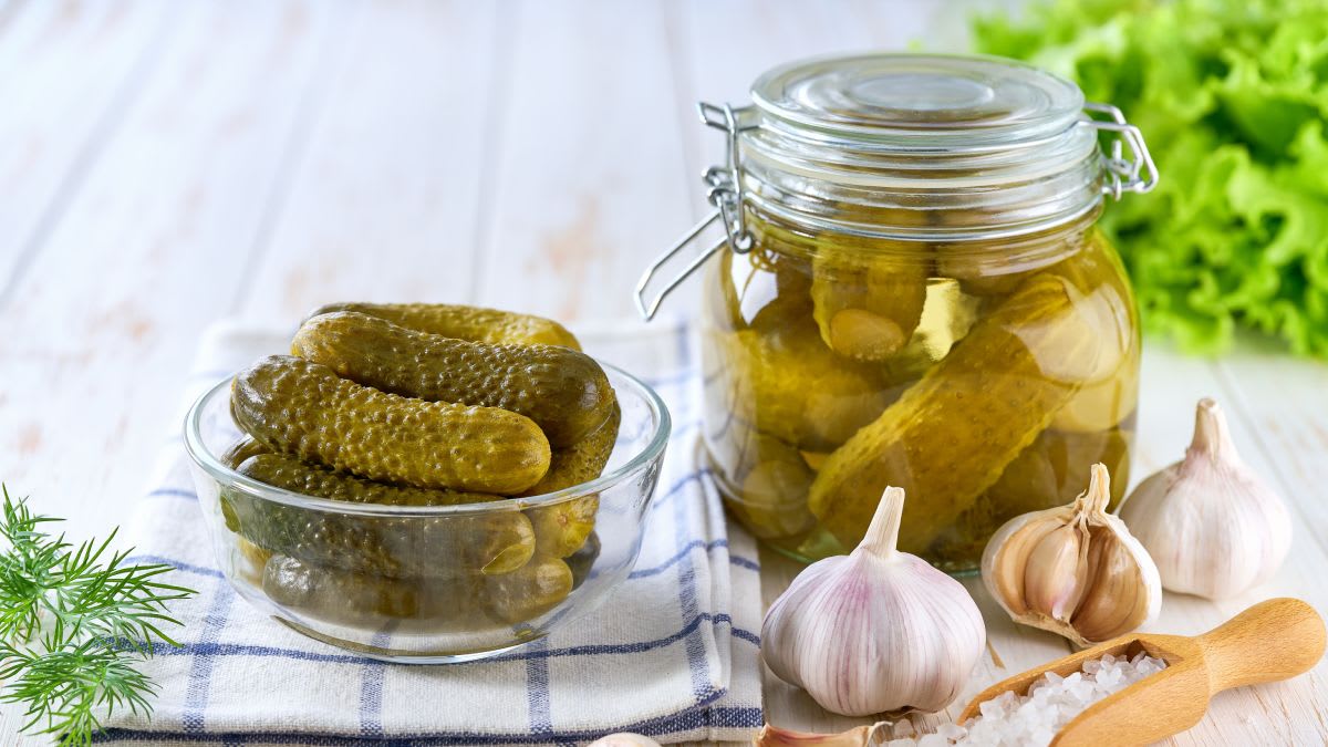 Traškūs marinuoti agurkai