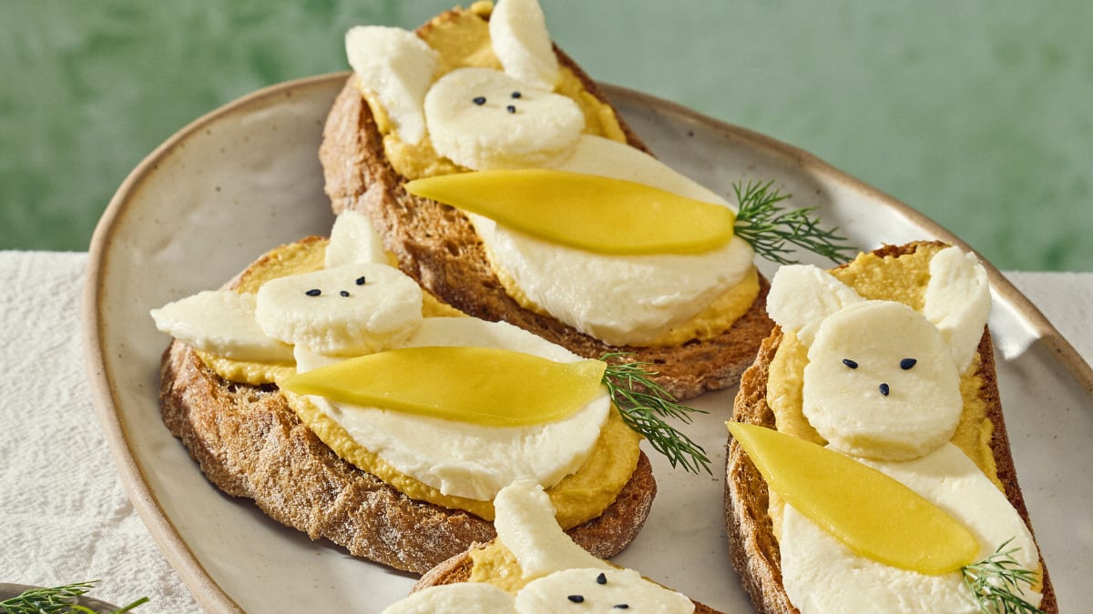 Ciabattas zaķmaizītes Lieldienām