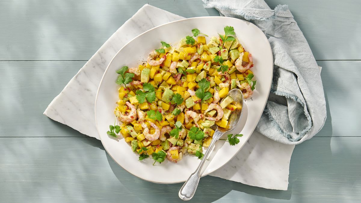 Sevičė (Ceviche) su avokadu ir mangu