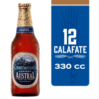 Pack 12 un. Cerveza Austral Calafate Botella 5° 330cc