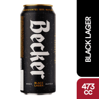 Cerveza Becker Black Lager Lata 5.6° 473cc