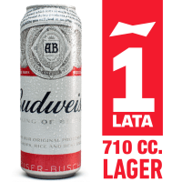 Cerveza Budweiser Lager Lata 5° 710cc