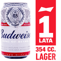 Cerveza Budweiser Lager Lata 5° 354cc