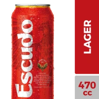 Cerveza Escudo Lager Lata 5.5° 470cc