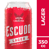 Cerveza Escudo Lager Lata 5.5° 350cc