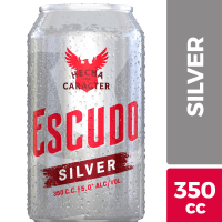 Cerveza Escudo Silver Lata 5° 350cc