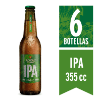 Pack 6 un. Cerveza Royal Guard IPA Botella 6.3° 355cc