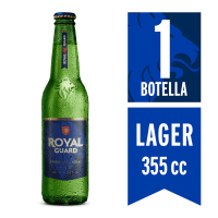 Cerveza Royal Guard Lager Botella 5° 355cc