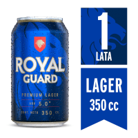 Cerveza Royal Guard Lager Lata 5° 350cc