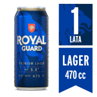 Cerveza Royal Guard Lager Lata 5° 470cc