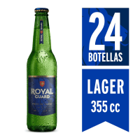 Pack 24 un. Cerveza Royal Guard Lager Botella 5° 355cc