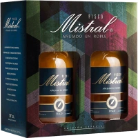 Pack 2 un. Pisco Mistral Añejado En Roble Botella 35° 750cc