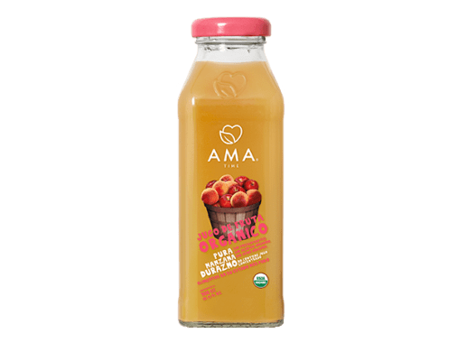 AMA Time Jugo Orgánico Manzana Durazno