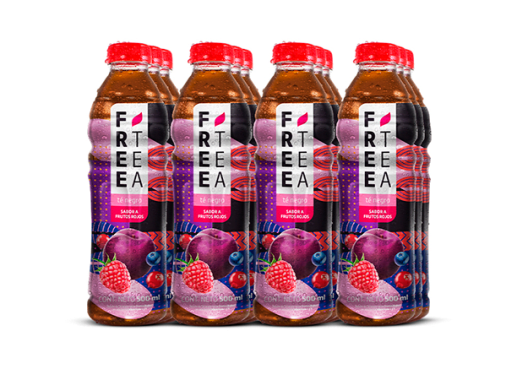 Free Tea Té negro Sabor a Frutos Rojos 500ml