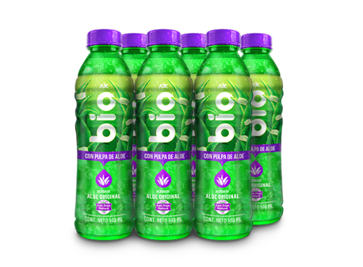 BIO ALOE VERA NATURAL 500 ML  6 PACK