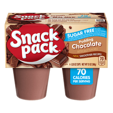 Snack Pack Pudin Chocolate Sugar Free