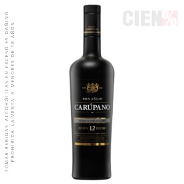 Ron CARÚPANO Reserva Exclusiva 12  Años 750 Ml 