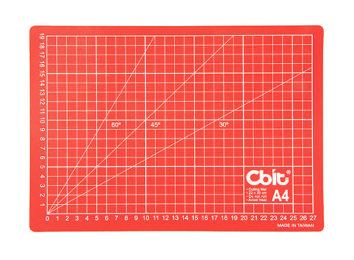 BASE DE CORTE CBIT A4 ROJO