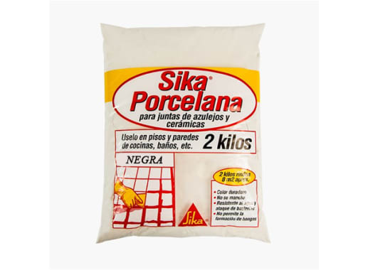 128100 - # SIKACERAM-610 PORCELANA NEGRA 2KG  SIKA