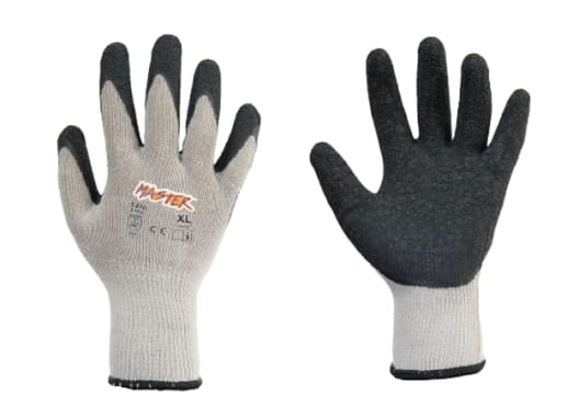 4010146904 - # GUANTES MASTER REVESTIDO GRIS CORRUGADO T/L