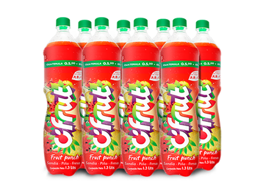 CIFRUT SANDIA - PIÑA - FRESA REGULAR PET NO RETORNABLE 1300 ML 8