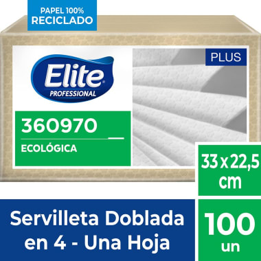 Elite Servilletas Ecológica Plus 33x22.5cm