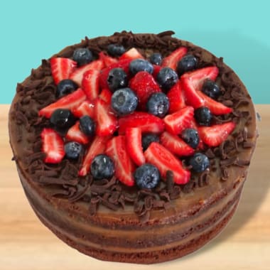 TORTA CON FRUTOS DEL BOSQUE  