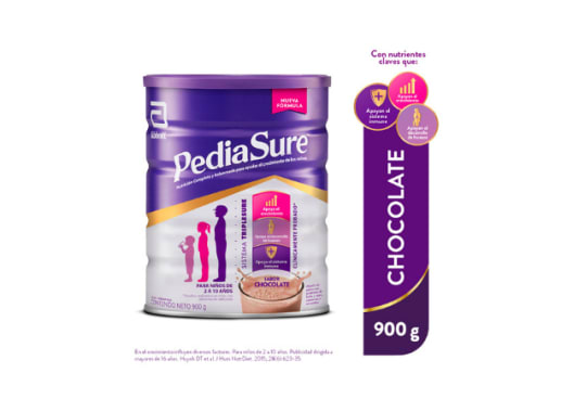 PEDIASURE TRIPLESURE SABOR CHOCOLATE LATA X 900G