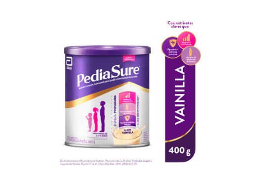 PEDIASURE TRIPLESURE SABOR VAINILLA LATA X 400G