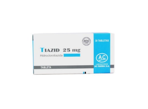 TIAZID 25MG TABLETA X 30