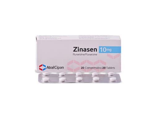 ZINASEN 10 MG COMPRIMIDO X 20 (CONSERVACION)