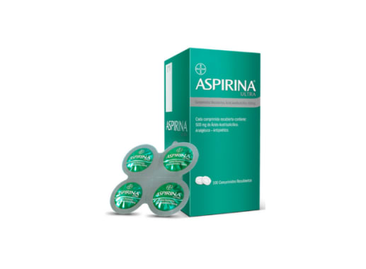 ASPIRINA ULTRA 500MG COMPRIMIDO RECUBIERTO X 100