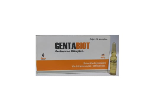 GENTABIOT 160MG/2ML AMPOLLA