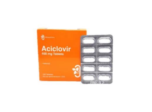 ACICLOVIR 400MG TABLETA X 100 UNIDADES