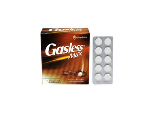 GASLESS MAX 80MG TABLETA MASTICABLE X 100