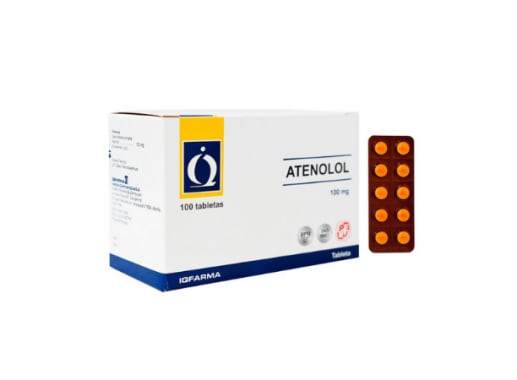 ATENOLOL 100MG CAJA X 100