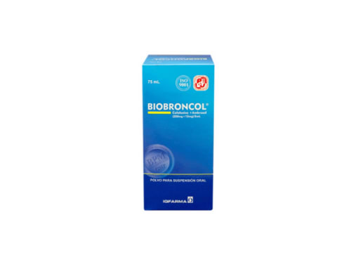 BIOBRONCOL 250MG+15MG/5ML POLVO PARA SUSPENSION X 75ML