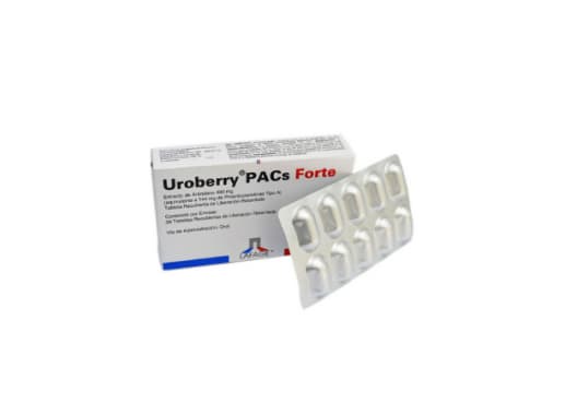 UROBERRY PACS FORTE 144MG TABLETA RECUBIERTA X 30