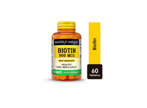 MASON NATURAL BIOTIN 800 MCG TABLETAS X 60