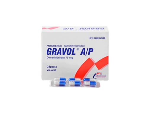 GRAVOL A/P 75MG CAPSULA X 84